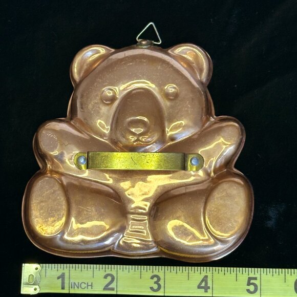 NWOT Taurus Large Copper & Brass Cookie Cutters Duck Bunny Teddy Bear Lot of 3 - Picture 5 of 8